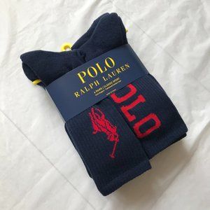 Polo Ralph Lauren 6 Pairs Men Sport Cushioned Sock